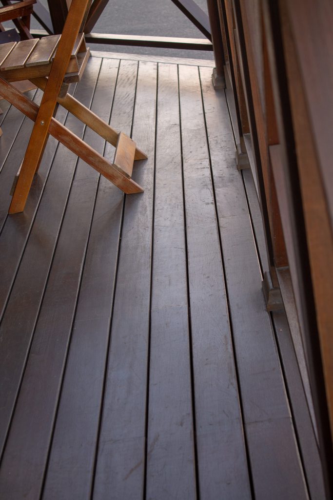 deck de madeira